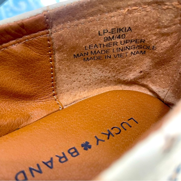 Lucky Brand Floral Ballet Flats Size 9 - Picture 6 of 6